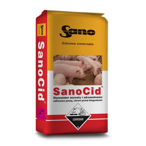 SANOCID- zakwaszacz do pasz dla świń 10kg