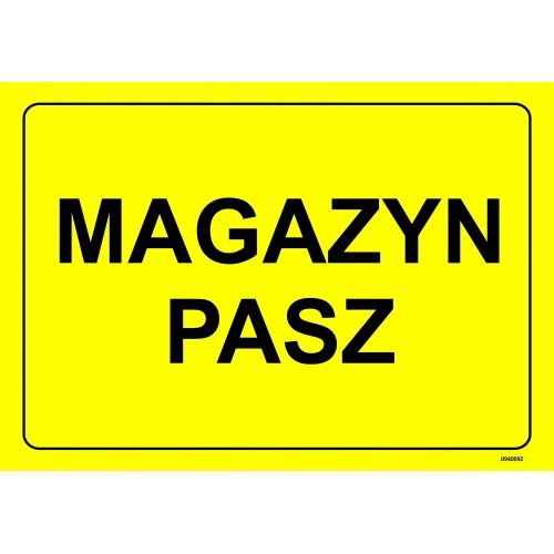 TABLICZKA - Magazyn pasz - 094009MZ