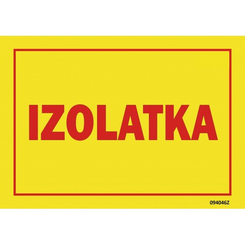 TABLICZKA - Izolatka - 094046MZ