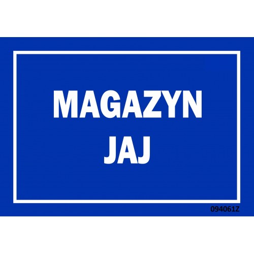 TABLICZKA - Magazyn jaj - 094061LZ